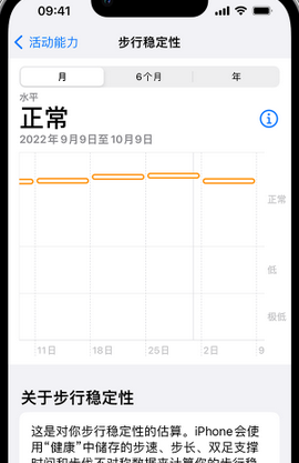 剑阁iPhone手机维修如何在iPhone开启'步行稳定性通知'
