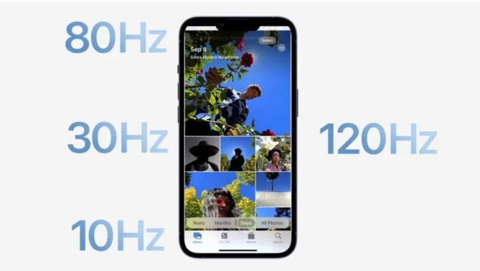 剑阁苹果14维修分享iPhone 14有高刷吗 